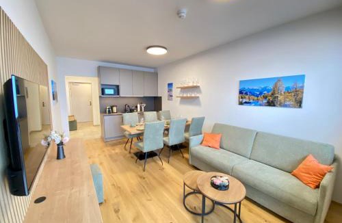 Tauplitz Apartment | Grimming View I - Zentral in Tauplitz, Nahe Sessellift, Bergblick & Parkplatz